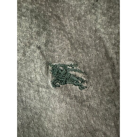 Burberry mohair blend Suede Leather Cardigan Sweater jacket Size L - Picture 9 of 10